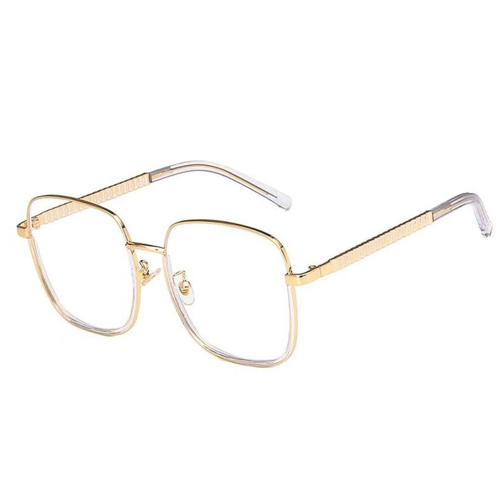 Kính Chống Bức Xạ Dáng Vuông Thanh Lịch Cho MXMUSTY|Kính Mát Gọng Kim Loại Nhiều Màu Sắc Thời Trang