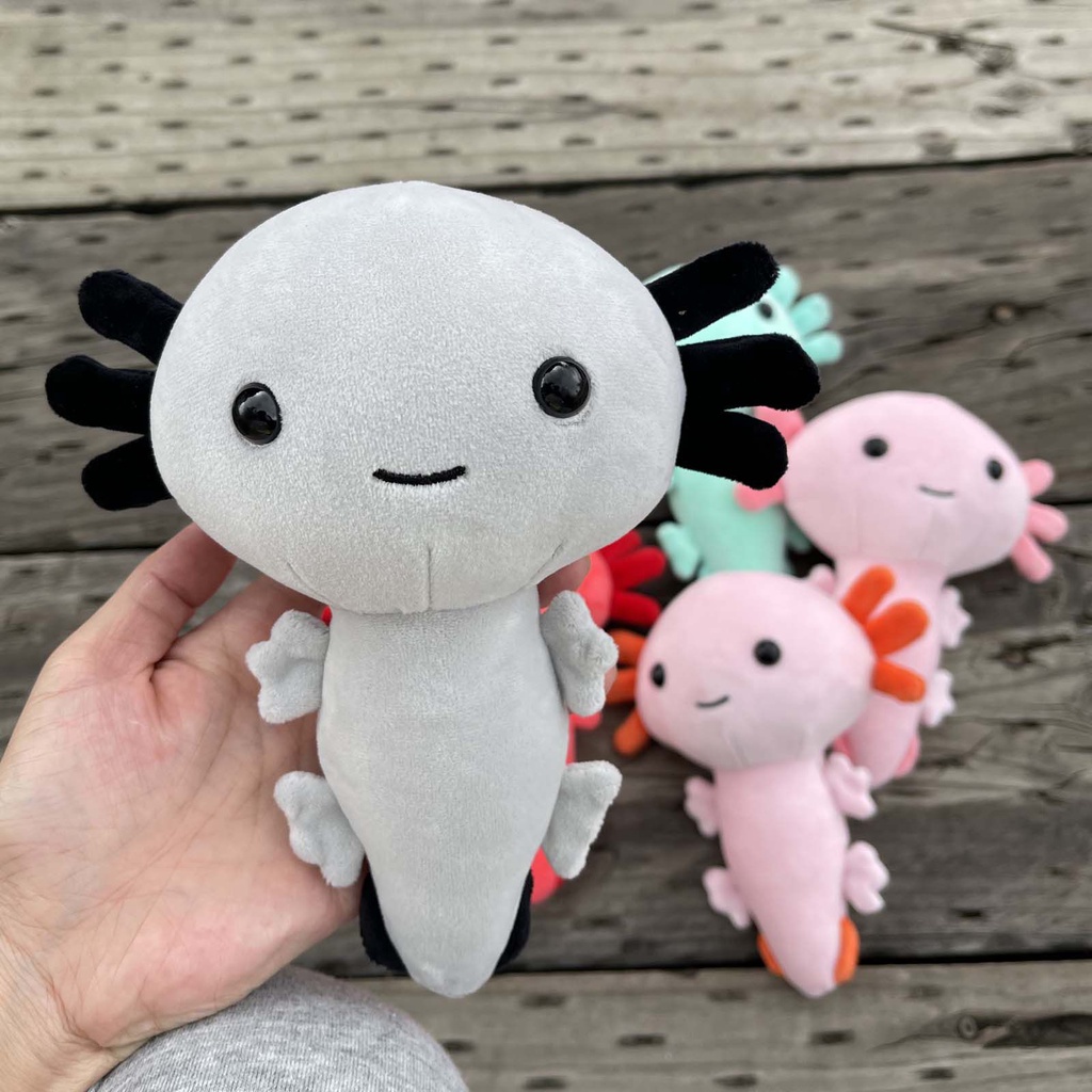 Đồ chơi nhồi bông hình động vật hoạt hình Axolotl 20cm