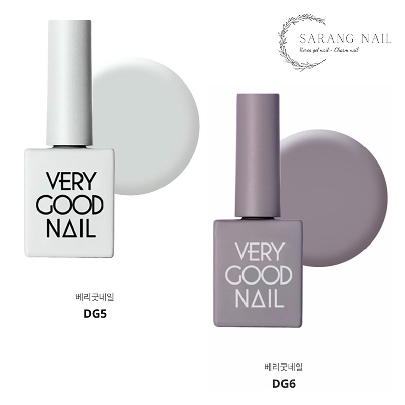 Sơn Very Good Nail chính hãng Hàn Quốc tone Xám Down Gray