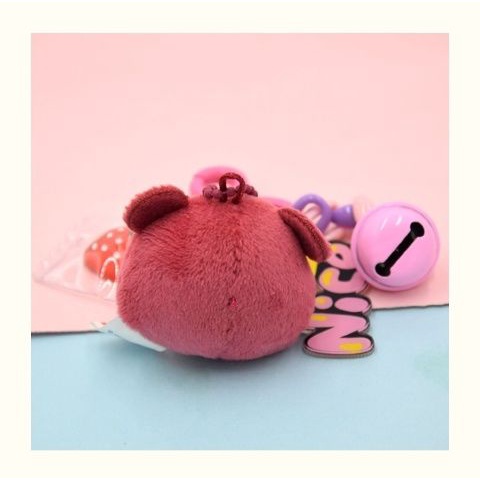 Móc khóa hình thú nhồi bông ENVIROSAX dễ thương trang trí balo/ túi xách