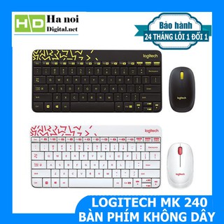 Bộ Chuột Và Bàn Phím Không Dây Logitech MK240 Nano