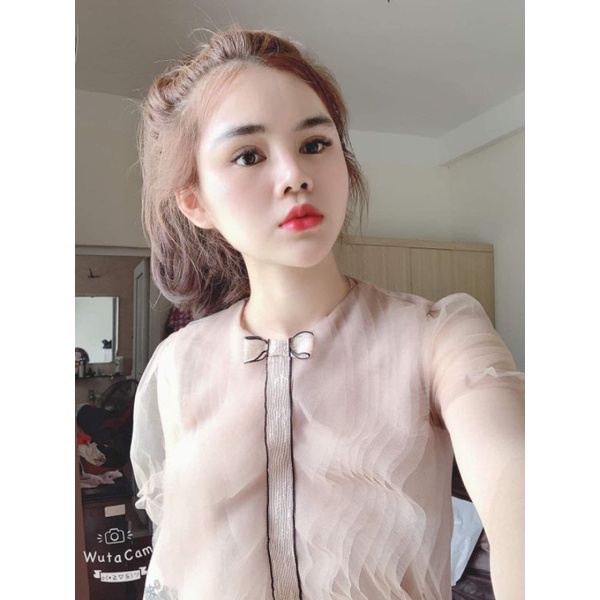 Áo tiểu thư tơ hàng cao cấp