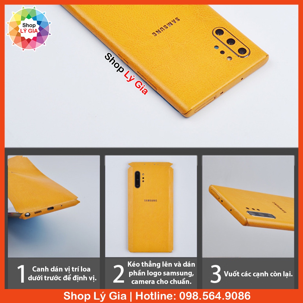 Miếng dán da cho Samsung Galaxy Note 20 / Note 10