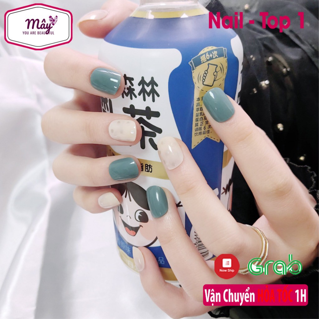 Set 24 móng giả nghệ thuật sơn gel sành điệu ( tặng keo)