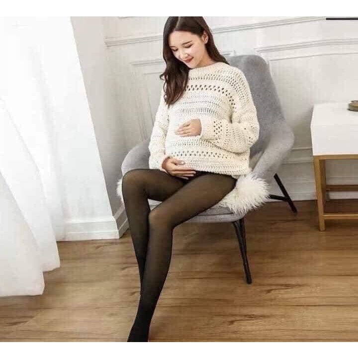 Quần tất bầu 3D6S vừa ấm vừa thời trang nhìn như mặc quần tất da chân-giadungsieure