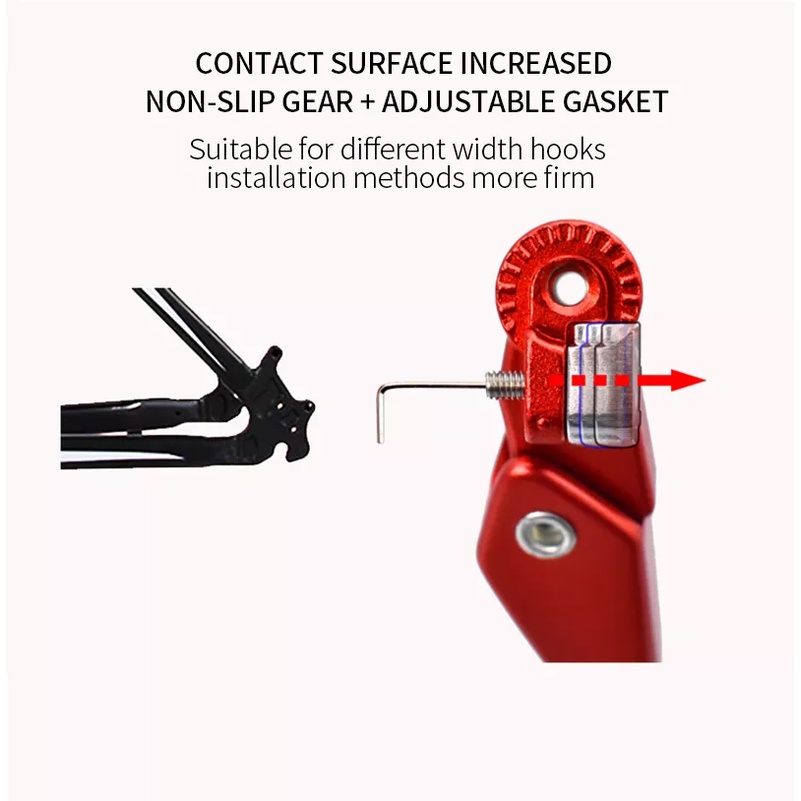 Rockbros Chân trống xe đạp hợp kim cao cấp - Đen - BH 12 tháng