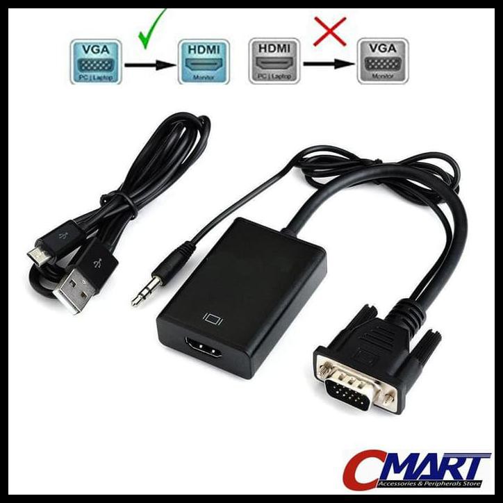 Bộ Chuyển Đổi Vga Sang Hdmi Có Âm Thanh Con-Vgmadhdaf Kka248