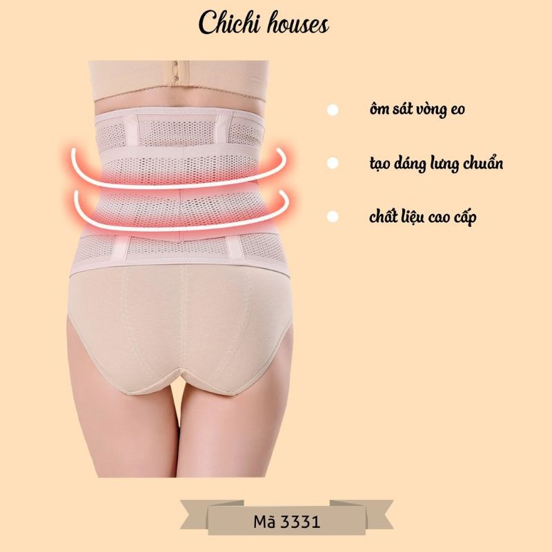 Gen Nịt Bụng Cao Cấp Định Hình , Giảm Mỡ Thừa Cho Mẹ Sau Sinh - 2 Lớp TQ