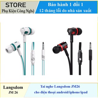 Tai nghe Langsdom JM26 cho điện thoại android/iphone/ipad 2018