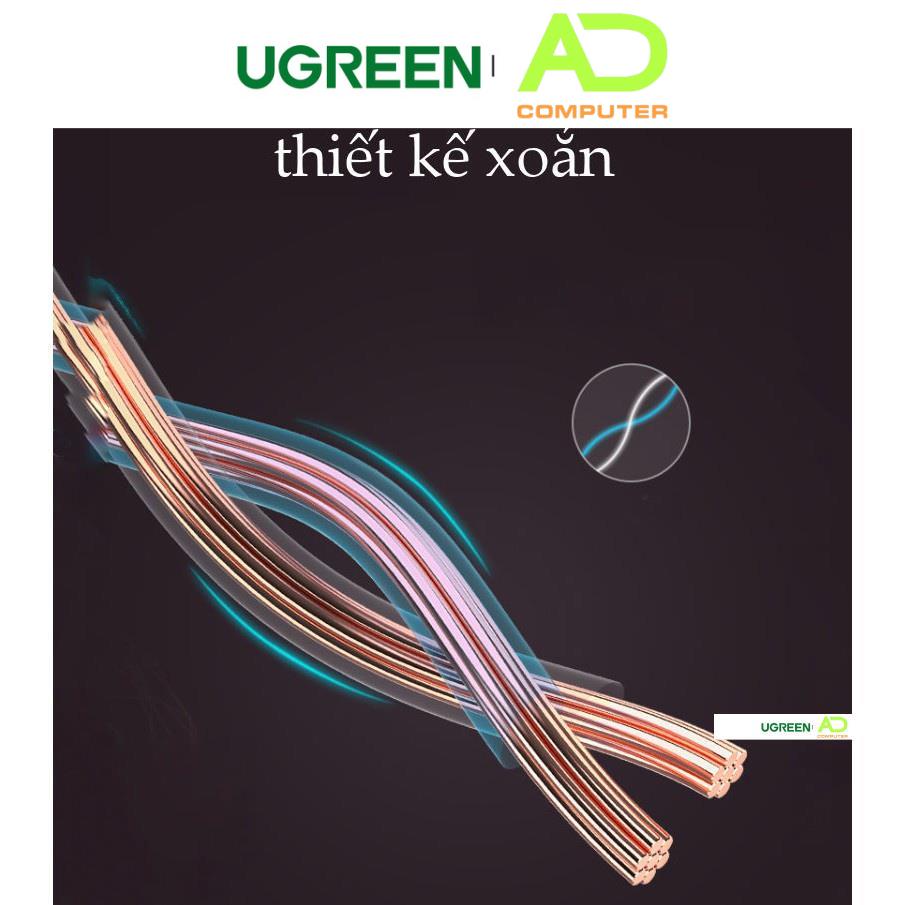 Cáp mạng 2 đầu đúc bọc hợp kim Cat 7 UTP UGREEN NW107 NW149