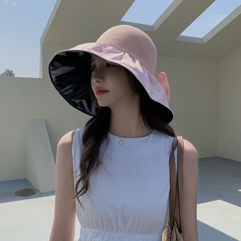 Mũ Chống Nắng Vành Lớn Chất Liệu Vinyl Thời Trang Đi Biển Mùa Hè Cho Nữ