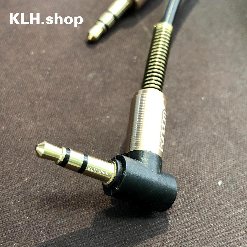 Dây từ điện thoại ra loa 2 đầu jack tròn 3.5 mm, cáp âm thanh cho mixer, bàn dj, xe ô tô Earldom AUX 23 KLH Shop