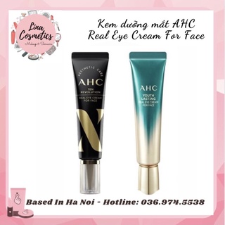 Kem Dưỡng Mắt AHC Eye Cream For Face Bản Mới 2022 Vỏ Đen
