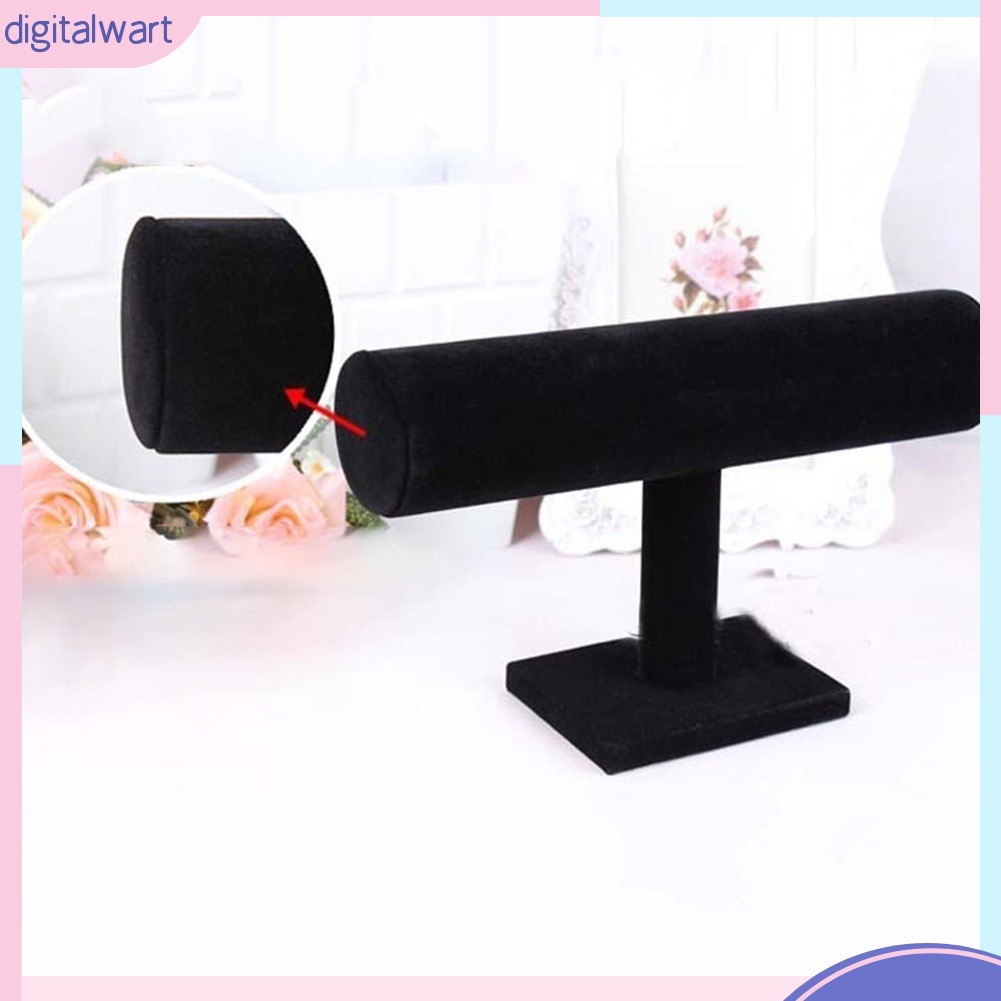 Giá Đỡ Trưng Bày Trang Sức Hình Chữ T Bằng Nhung