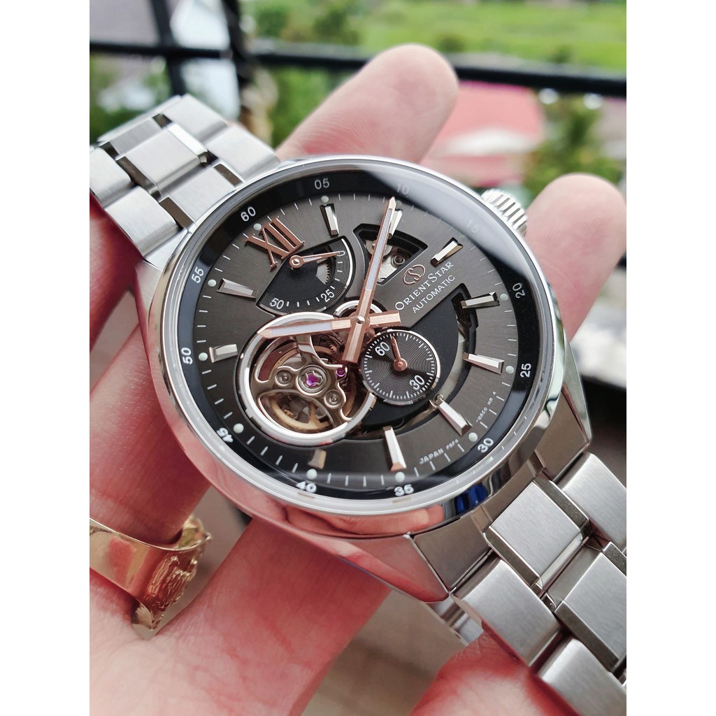 Đồng hồ nam Orient Star 2019 Semi Skeleton RE-AV0004N00B - Máy Automatic - Kính Sapphire