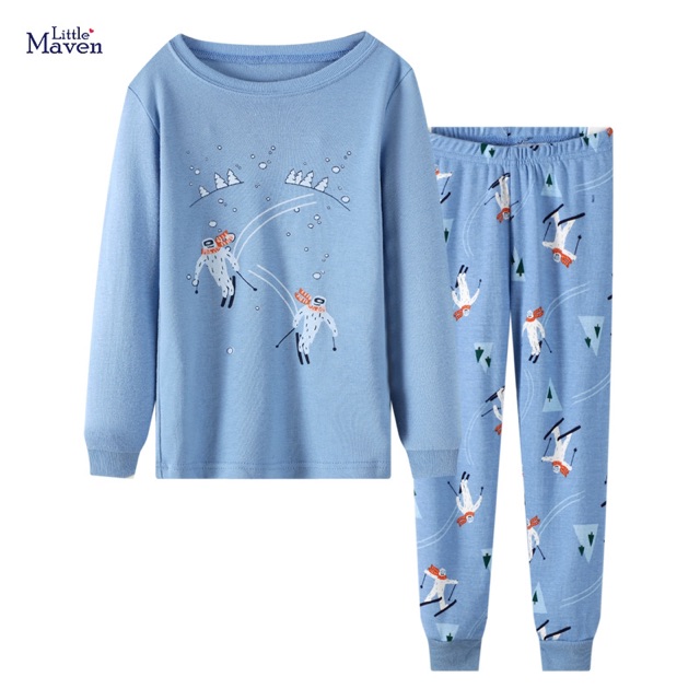 Bộ cotton dài Little Bitty Little Maven 2-8Y