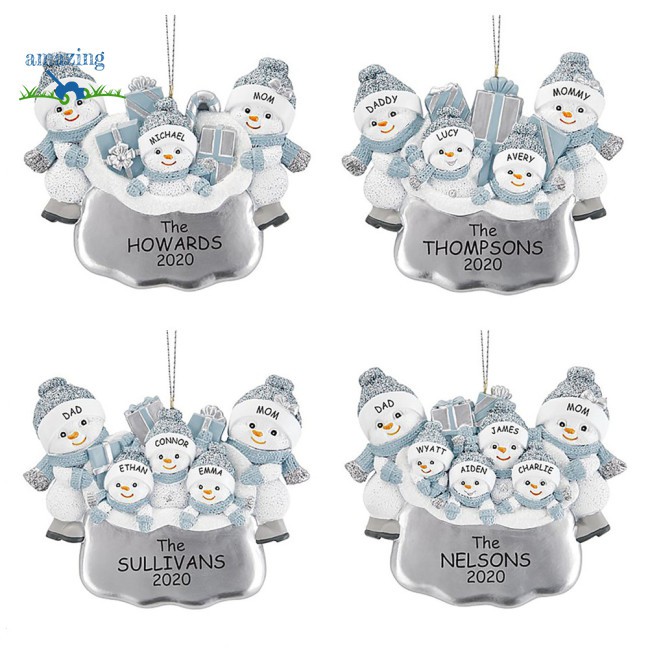 Phụ Kiện Người Tuyết Tự Treo Trang Trí Cây Thông Giáng Sinh