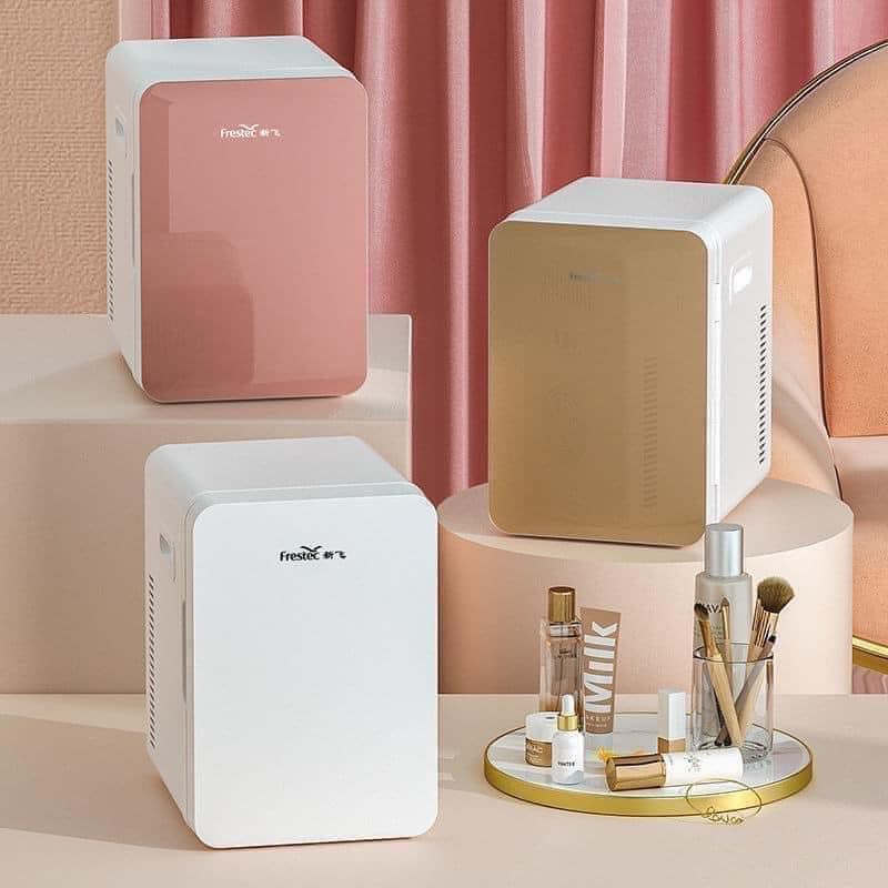 Tủ lạnh mini đựng mỹ phẩm, thực phẩm, sữa tiện dụng chính hãng thiết kế nhỏ gọn, đa chức năng mẫu mới 2021