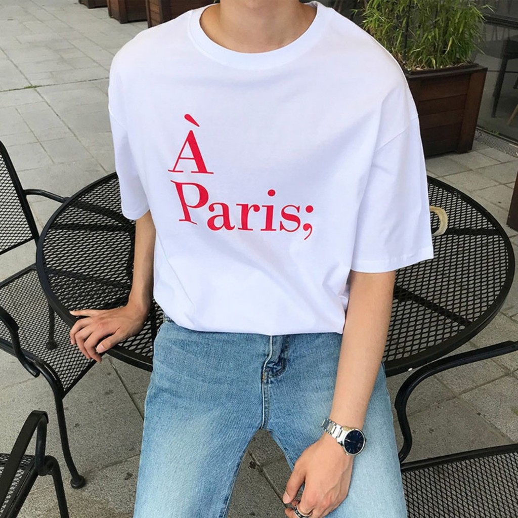 Áo thun Stee À PARIS Color - Giá sỉ Unisex