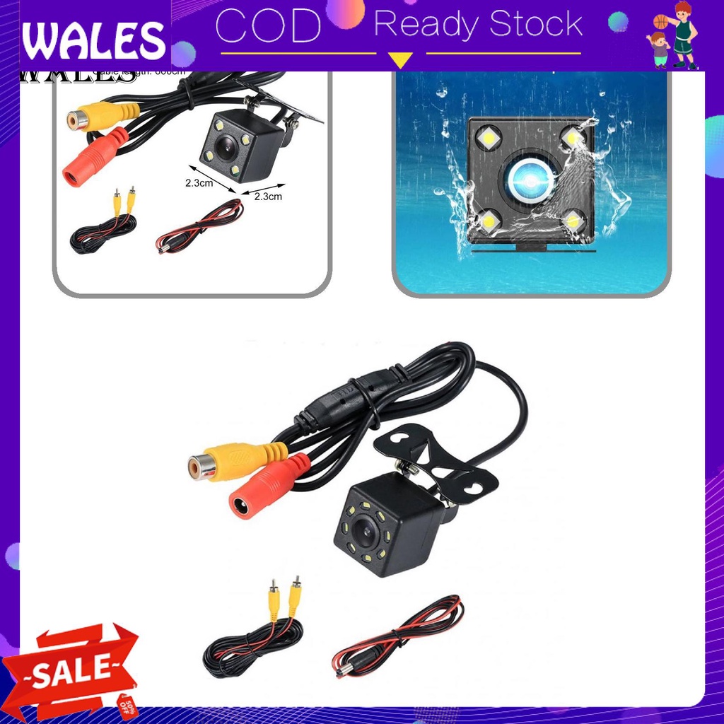 Camera chiếu hậu góc rộng 170 độ 4/8/12 LED cho xe hơi | BigBuy360 - bigbuy360.vn