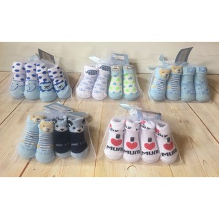 SALE LỖ Set 2 đôi Tất lưới cotton sơ sinh cho bé 0-6 tháng/ Vớ trẻ em