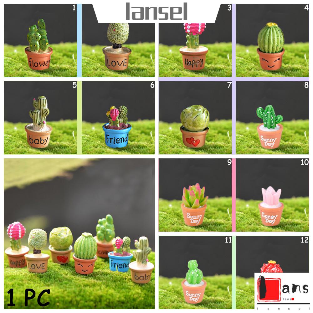 Mô Hình Cây Xương Rồng Mini Dễ Thương Dùng Trang Trí Tiểu Cảnh/ Sân Vườn DIY