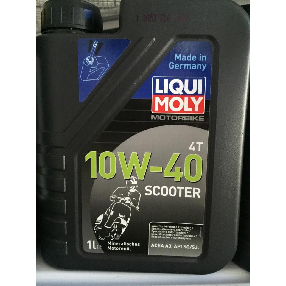 NHỚT LIQUYMOLY 10W40 SCOOTER 1 LÍT