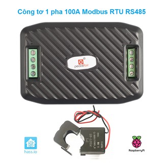 Công Tơ Điện AC 1 Pha Đồng Hồ 6 Thông Số 100A RS485 Modbus PZEM-016 (Hỗ trợ Home Assistant) Hass