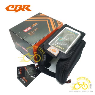 Túi đôi treo khung xe đạp CBR có ngăn điện thoại