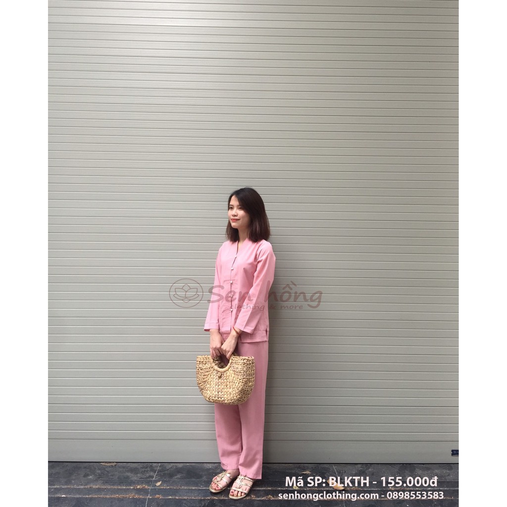 [Mã FATHANG5 giảm 10K đơn 50K] 🎪🚨quần áo phật tử giá rẻ Bộ bà lai không thêu có túi 2 bên, cài cúc nhựa nhẹ nhàng | BigBuy360 - bigbuy360.vn