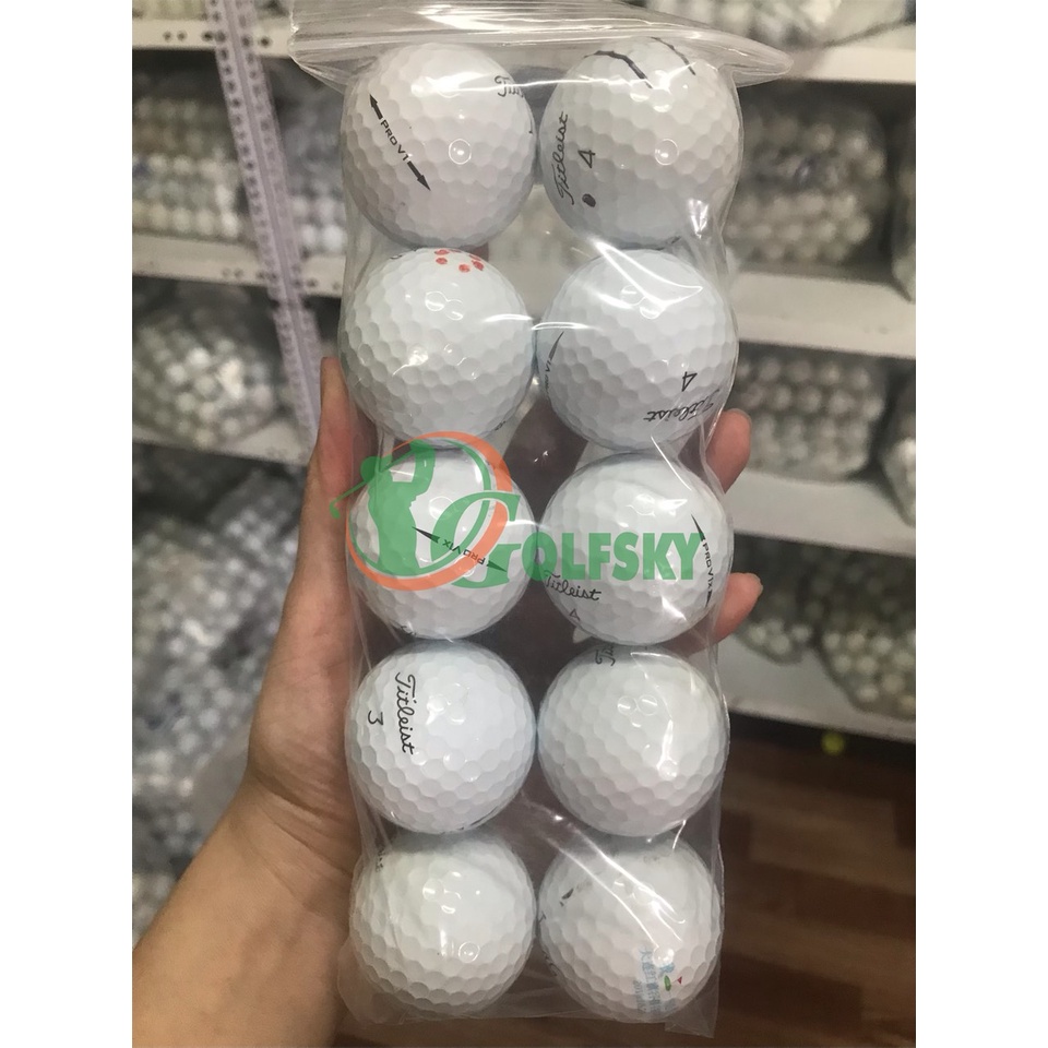 Túi zipper đựng bóng golf - Túi zip đóng hàng golf - Combo 1kg túi