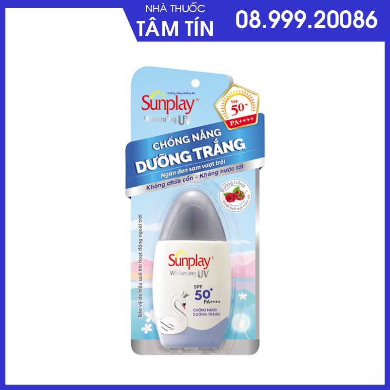 Sữa chống nắng dưỡng da trắng đẹp Sunplay Whitening UV SPF 50+ PA++++ 30g