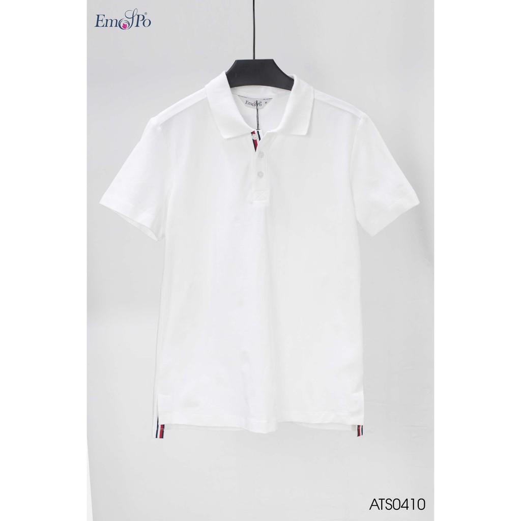Áo Polo nam cổ bẻ phối UCO vải cotton cá sấu, phối dây dệt nổi, chuẩn form, sang trọng lịch sự ATS0410 - EMSPO