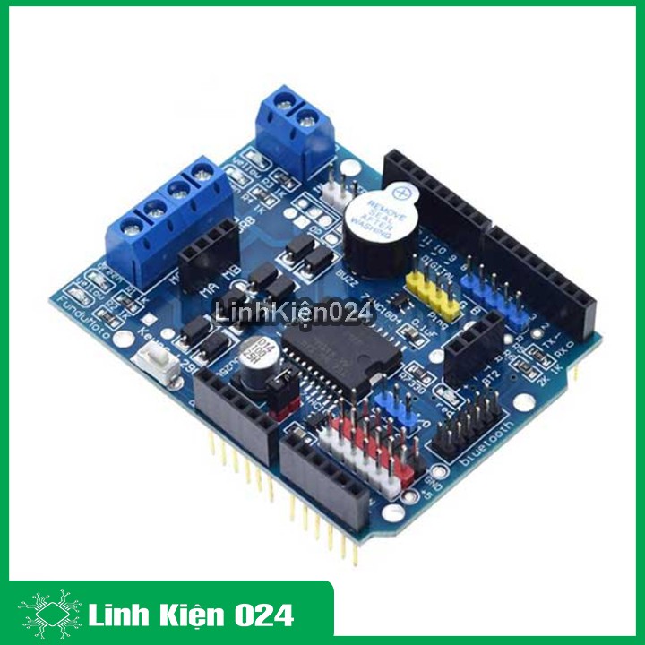 Mạch điều khiển động cơ Arduino L298P