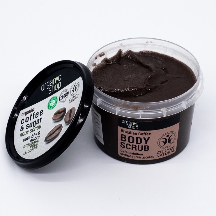 Tẩy Da Chết Toàn Thân Organic Coffee &amp; Sugar Body Scrub 250ml