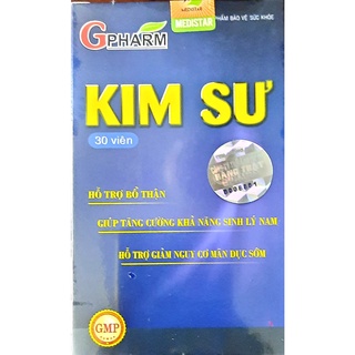 CHÍNH HÃNG Kim Sư (30 Viên) - Bổ Thận, Tráng Dương, Mạnh Gân Cốt