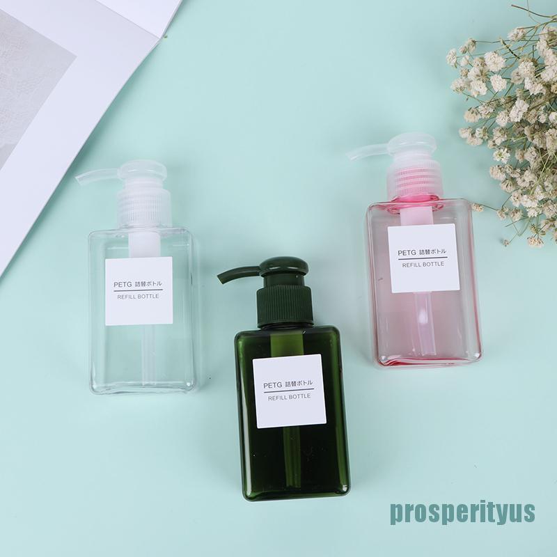 Bình rỗng đựng xà phòng/ dầu gội/ sữa dưỡng 100ml tiện dụng
