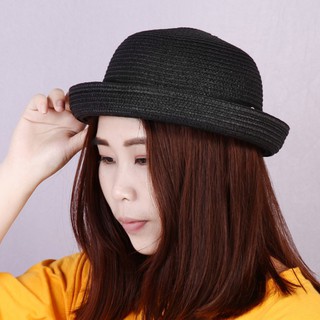 Mũ cói vành cong đi biển cho nữ