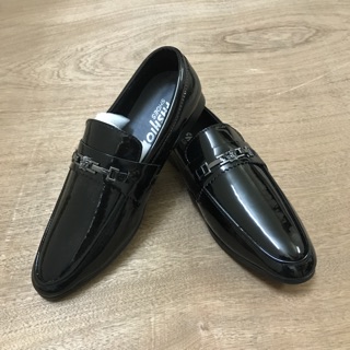 Giày lười da bóng 1