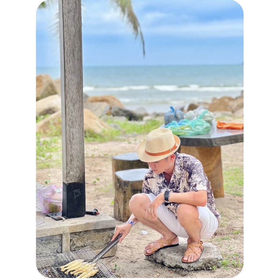 Sandal Nam Nữ JOURNEY Dây Kẹp Basic Unisex Chất Liệu Da Cao Cấp