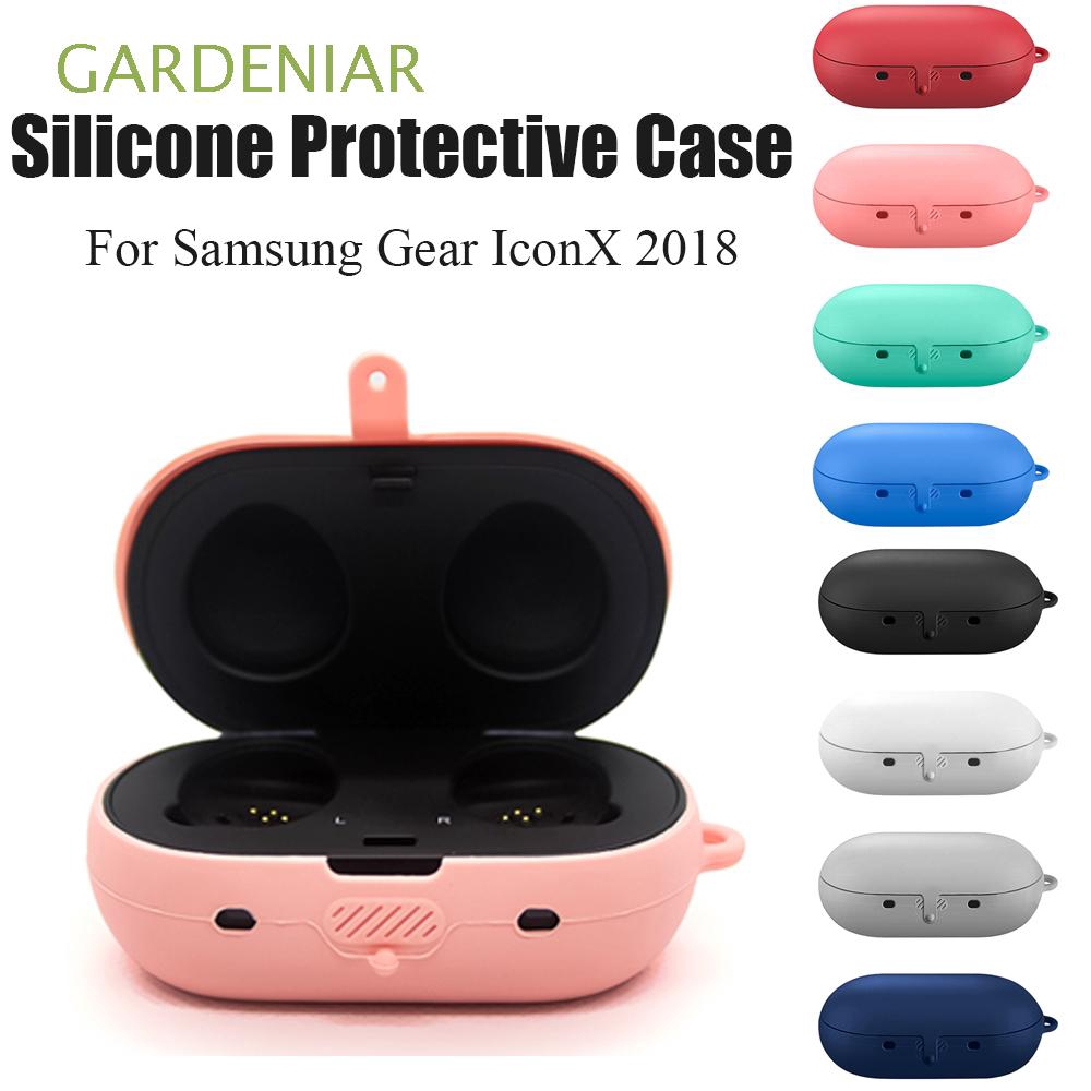 Vỏ Silicone bọc bảo vệ hộp sạc tai nghe Samsung gear iconx 2018 kèm khóa