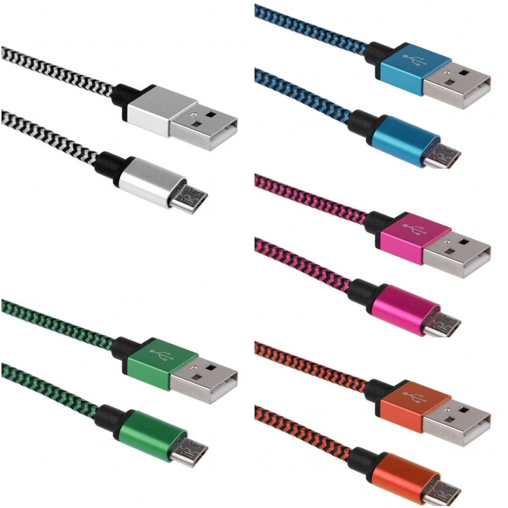 Dây cáp sạc nhanh và truyền dữ liệu Micro USB độ dài và màu sắc tùy chọn