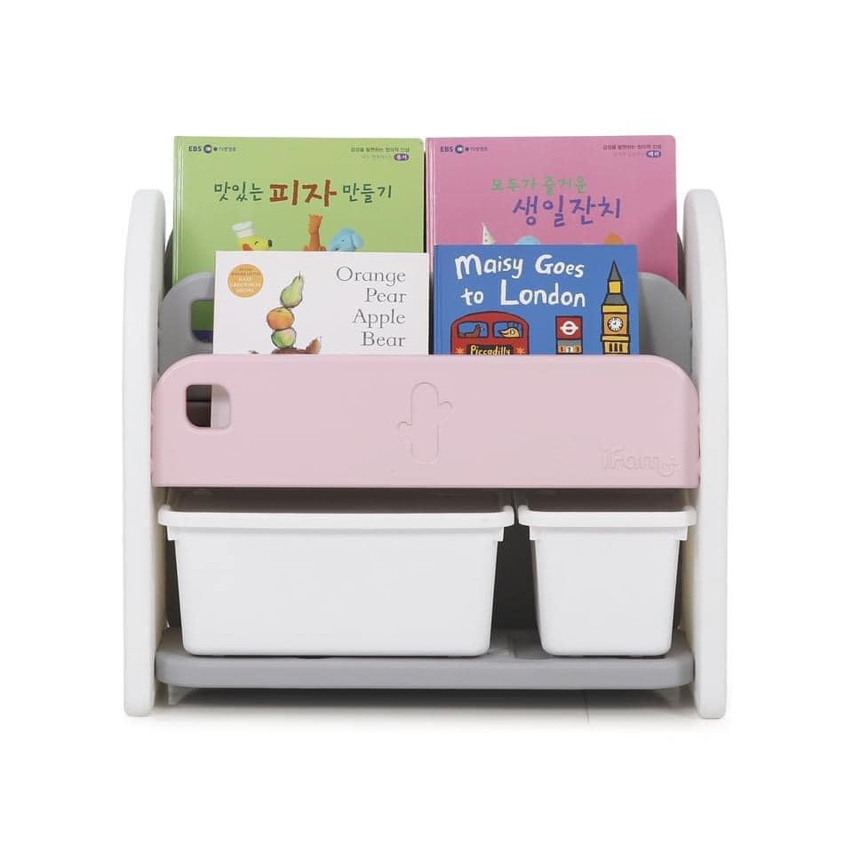Giá sách cho trẻ ifam Easy-Doing - Tủ đựng sách thông minh cho bé, chất liệu cao cấp Hàn Quốc