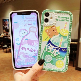 Ốp Điện Thoại Mềm Họa Tiết Nước Uống/Trái Tim Cho Xiaomi Redmi Note 8 9 10 Pro 9s 9Pro Max Redmi 9A 9c 9 Mi 9 10 11