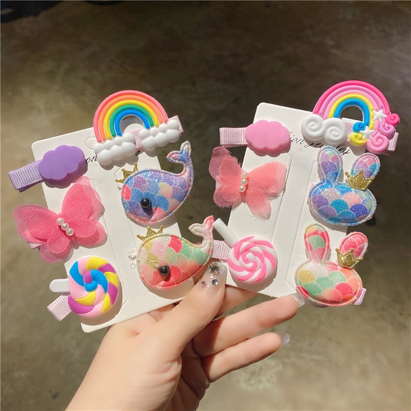 Kẹp Tóc Kiểu Công Chúa Dễ Thương Xinh Xắn Thời Trang 2022 Dành Cho Bé Gái