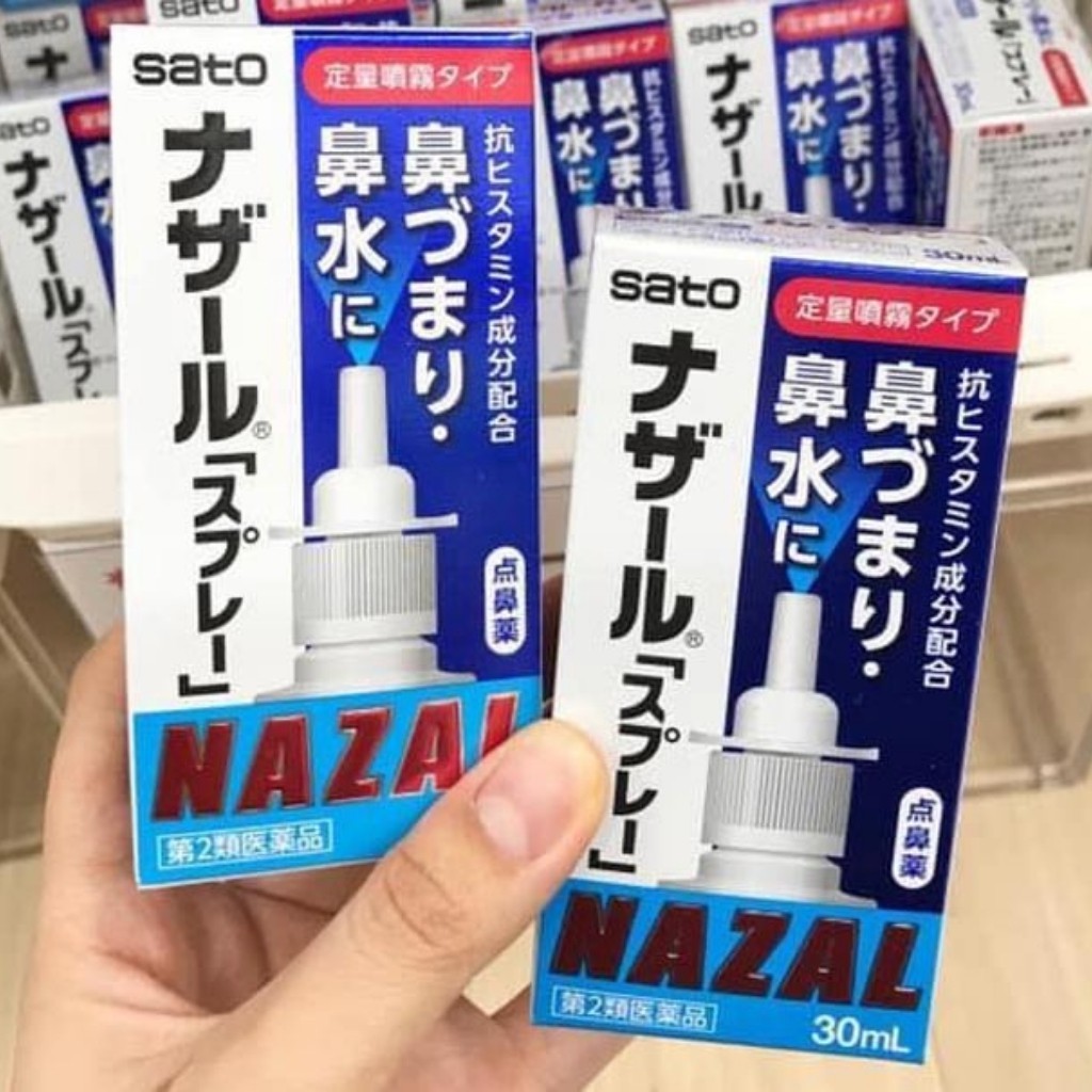 [chất lượng] Bình Xịt khoáng mũi Nazal Nhật Bản 30ml