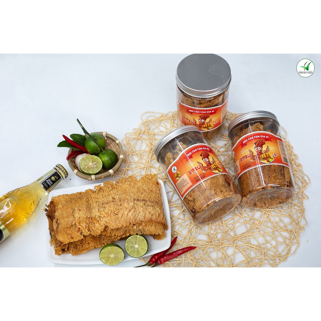 [Khô Mực tẩm gia vị loại 1] Mực cán tẩm gia vị ZOZO 200g - Khô gà Cooky | BigBuy360 - bigbuy360.vn