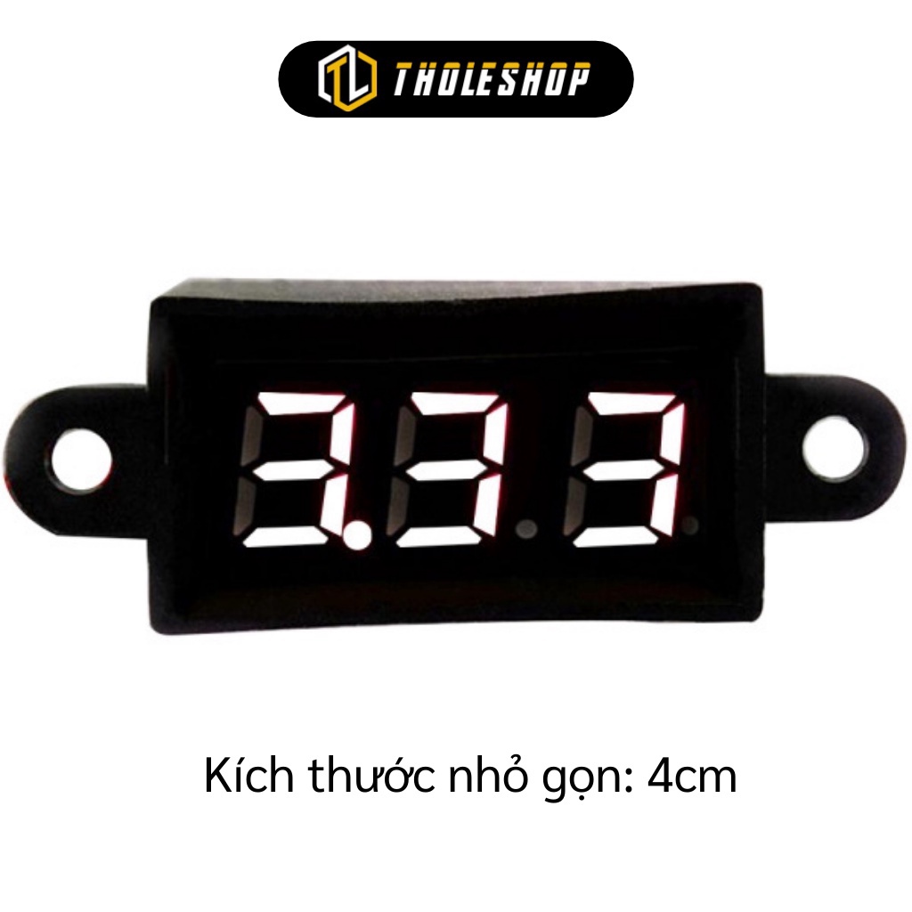 [SGD] Vôn Kế - Máy Đo Vôn Kế DC 3.5-30V Màn Hình Led Kỹ Thuật Số, Chống Thấm Nước 6361