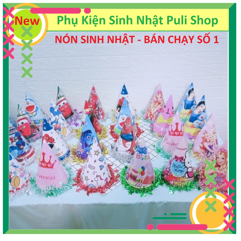 Nón Sinh Nhật Cho Bé Loại Viền Ngôi Sao