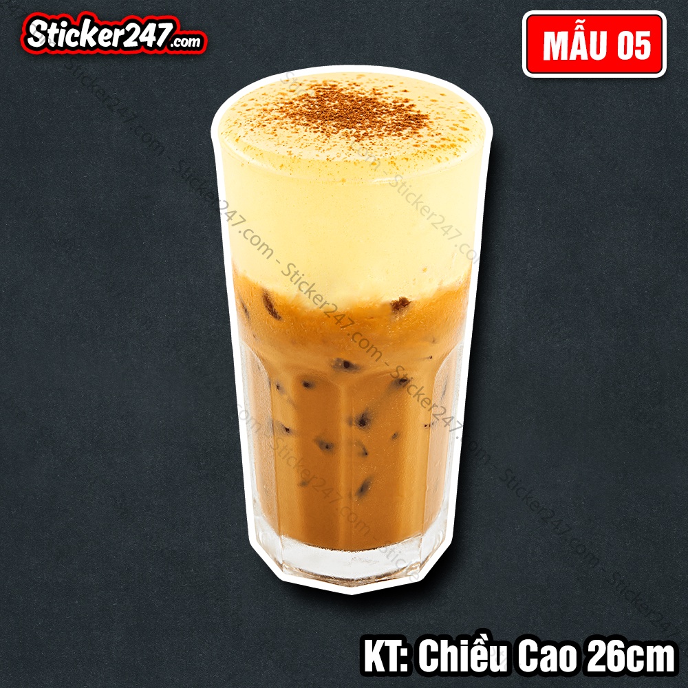 Decal Trang Trí Quán Cafe - Decor Quán Cà Phê 𝑭𝒓𝒆𝒆𝒔𝒉𝒊𝒑 Hình Thật Bắt Mắt - Decal Dán Tường, Kính, Tủ Quầy